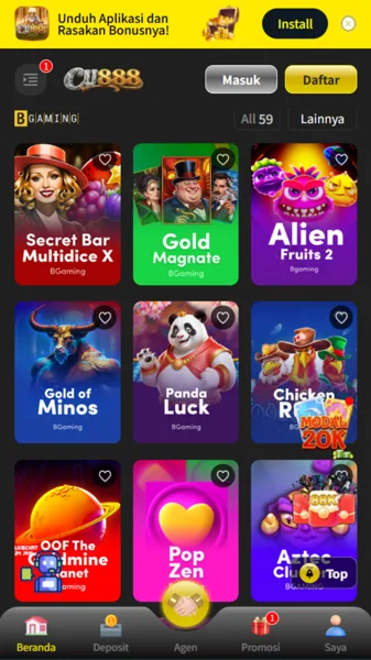 CU888 Login Resmi APK 2026